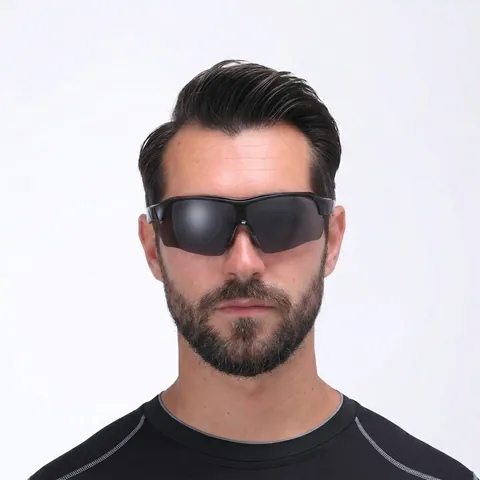 Sports Sunglasses PC Frame Large Shield UV400 Protection Windproof Outdoor Cycling Running Eyewear For Men Women