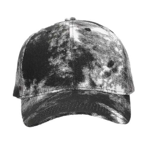 Tie-Dye Baseballkappe Verstellbar Sonnenschutz Streetwear Hut Für Herren Damen Polyester Gebogene Krempe Atmungsaktiv