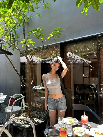 Women Ribbed Knit Tank Top U Neck Slim Fit Cropped Summer Base Layer High Elastic Solid Color Sleeveless
