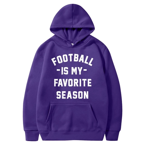 Men Hoodie Sweatshirt American Football Print Polyester Fleece Lined Long Sleeve Drawstring Hood Kangaroo Pocket Casual Sporty