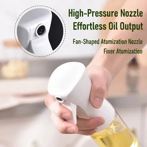 Vaporisateur Huile Cuisine Verre Et Plastique Type Presse Pulvérisateur Brouillard Fin Anti Fuite Pour Barbecue Salade