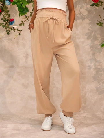 Spandex Pantaloni Premaman Jogger Vita Alta Elastica Con Coulisse Larghi Casual Cachi Pantaloni Lunghi Per Donne