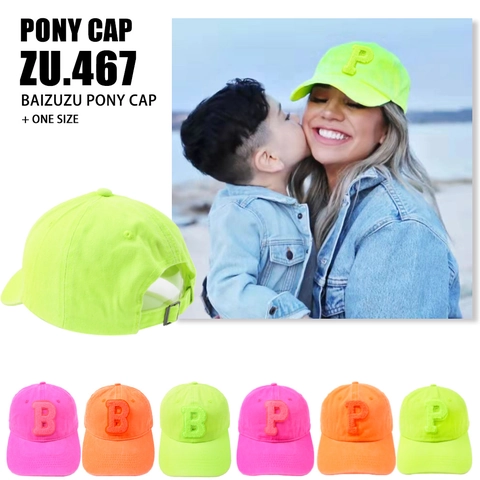 Cappello Da Baseball In Cotone Fluorescente Con Ricamo Lettere In Ciniglia Regolabile Cappello Da Sole Sportivo Retro