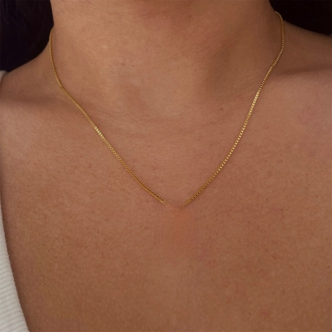 Collana Con Pendente A Croce Minimalista Acciaio Inossidabile Placcato Oro Zircone Incastonato Catena Gioielli