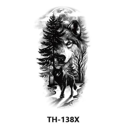 Waterproof Temporary Tattoo Stickers Water Transfer Paper Body Art For Men Women Artistic Animal Flower Geometric