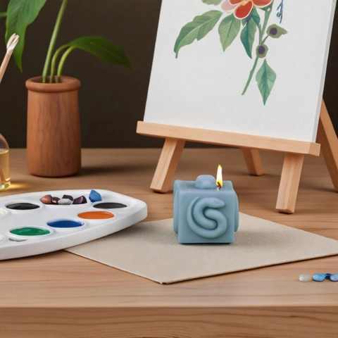 Stampo Per Candele In Silicone Quadrato Bestia Mitica Rilievo Serpente 3D Fai Da Te Aromaterapia Strumento Artigianale