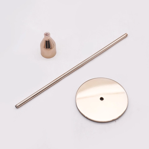 Portacandele In Metallo Minimalista E Candele Coniche Per Tavolo Da Pranzo Matrimonio Festa Decorazioni Casa