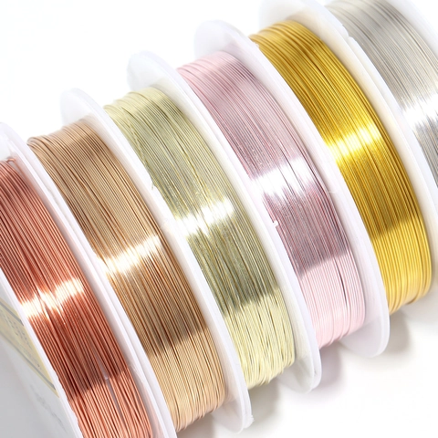 Tarnish Resistant Copper Wire For DIY Jewelry Making Beading Handmade Woven Craft Jewelry Findings Supplies