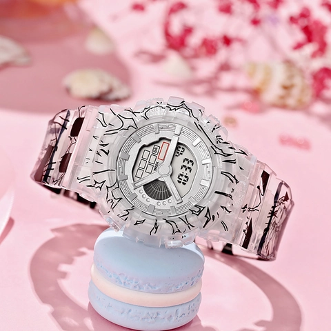 Anime Cartoon Character Digital Sport Watch For Kids Teens Multi Function Luminous Waterproof Electronic Student Wristwatch