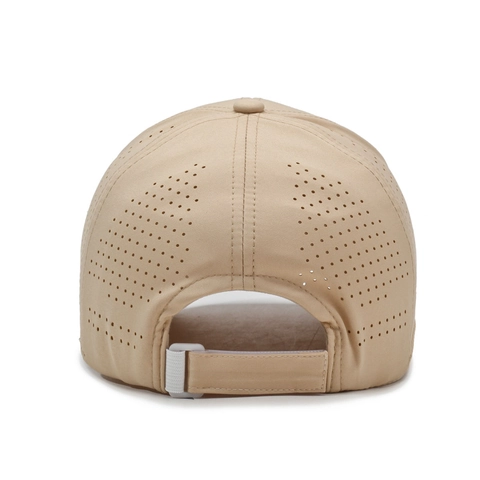 Gorra De Béisbol Secado Rápido Transpirable Protector Solar Agujeros Láser Gorro Deporte Exterior Hombres Mujeres Ajustable Color Sólido