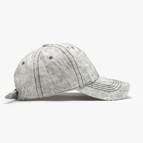 Gorra De Béisbol Desgastada Algodón Lavado Roto Retro Ajustable Protección Solar Sombrero Deporte Aire Libre Unisex