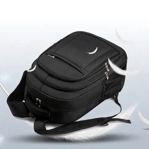Laptop Backpack Oxford Cloth Waterproof Large Capacity Business Travel Casual Daypack For Men Women Multi Pocket Bag
