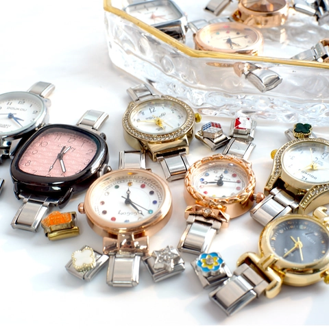 Montre À Quartz Mode Pour Femmes Alliage Strass Bracelet Élégante Montre-bracelet Accessoire Bijoux