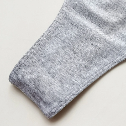 Tanga De Mujer Panties Mezcla De Algodón Y Elastano Cintura Baja Corte Alto Color Sólido Transpirable Cómoda Ropa Interior