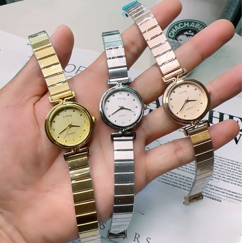Women Quartz Watch Metal Mesh Strap Rhinestone Scale Round Dial Analog Elegant Wristwatch For Ladies Casual Fashion Gift