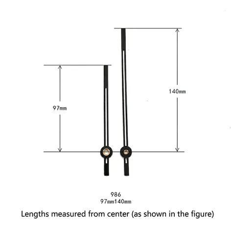 Lancette Per Orologio In Alluminio Moderne Minimaliste Con Boccola In Rame Per Riparazione E Sostituzione Di Orologi Da Parete Al Quarzo DIY