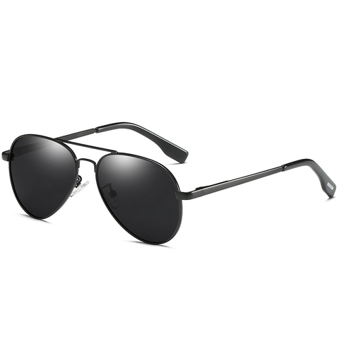Retro Punk Aviator Polarisierte Sonnenbrille Für Damen Herren Metallrahmen Große Fliegerbrille UV400 Schutz Autofahren Brille