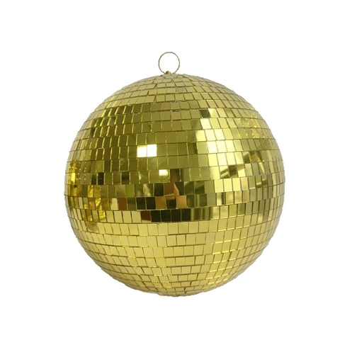 Gold Disco Ball Ornaments Mirror Glass Reflective Hanging For Party Wedding Christmas Festival Stage Decor