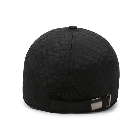 Cappello Da Baseball Invernale Tessuto Antivento Trapuntato Protezione Per Le Orecchie Cappello Sportivo Caldo All'Aperto Da Uomo