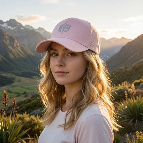 Casquette De Baseball Respirante Découpe Laser Séchage Rapide Polyester Chapeau De Soleil Sport Ajustable Unisexe Motif