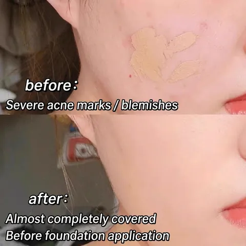 Full Coverage Liquid Concealer Waterproof Long Lasting Face Makeup Correcting For Dark Circles Acne Marks Blemishes