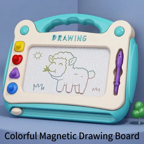 Magnetische Maltafel Für Kinder Radierbares Zaubertafel Kleinkind Lernspielzeug Tragbar Kunststoff Schreibtisch