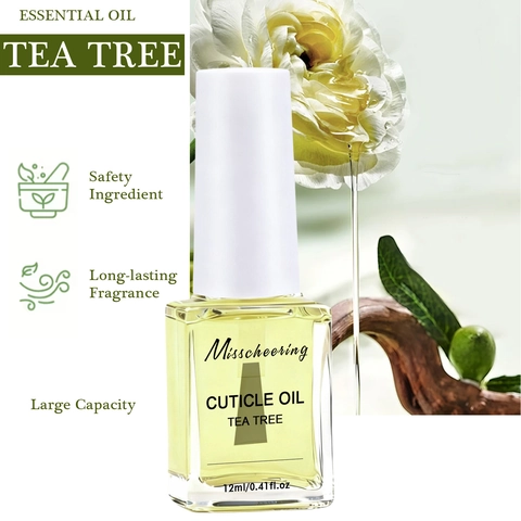 Olio Per Cuticole Al Tea Tree Trattamento Nutrizionale Riparazione Unghie Per Unghie Ingiallite Opache Antiossidante