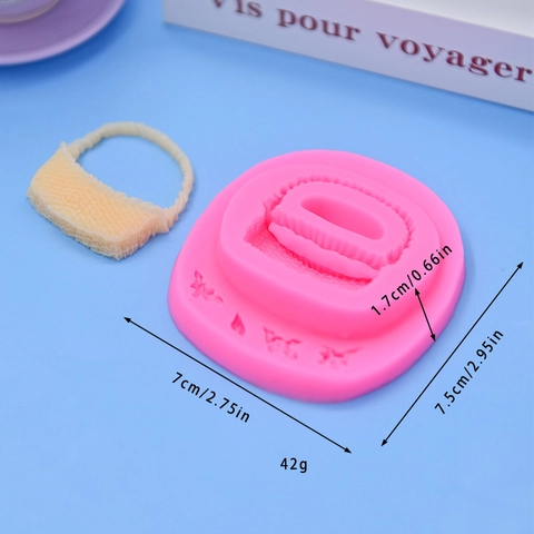 Stampo In Silicone A Forma Di Cesto Di Fiori Per Torta Borsa Intrecciata Fondente Cioccolato Fai Da Te Rosa Decorazione