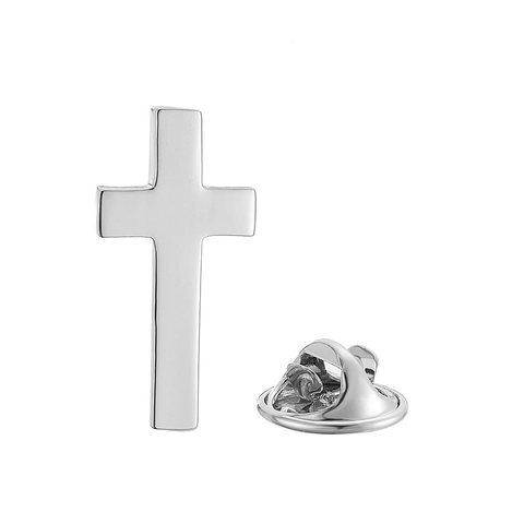 Spilla Da Bavero A Croce Ottone Metallo Distintivo Per Abito Religioso Stile Vintage Per Uomo Donna