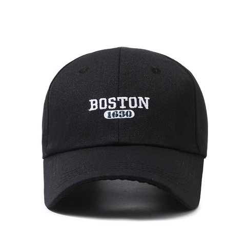 Casquette De Baseball Broderie Boston 1630 Vintage Coton Ajustable Chapeau Protection Solaire Unisexe Rétro Streetwear