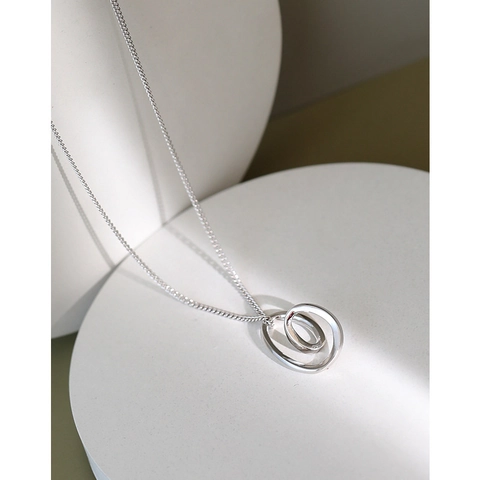 925 Sterling Silver Heart Necklace For Women Minimalist Irregular Pendant Adjustable Clavicle Chain Fashion Jewelry Gift