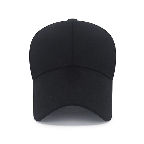 Long Brim Baseball Cap Pure Cotton Sun Protection Outdoor Fishing Hat Solid Color Adjustable Unisex Casual