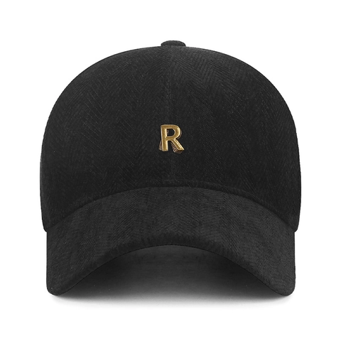 Casquette De Baseball Motif Chevrons Logo R Métal Réglable Extérieur Solaire Pour Hommes Femmes