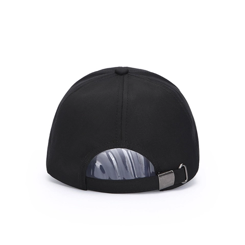 Baseballkappe Polyester Mit Sport Metallabzeichen Und Buchstabendruck Verstellbarer Sonnenhut Für Herren Outdoor Casual