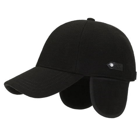 Gorra De Béisbol De Lana De Invierno Con Protección Para Los Oídos Gorro Deportivo Cálido Grueso Para Hombre