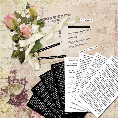 Vintage Englisch Zitat Aufkleber Ästhetische Journaling Etiketten Retro Small Talk Phrasen Für Scrapbooking DIY Dekor