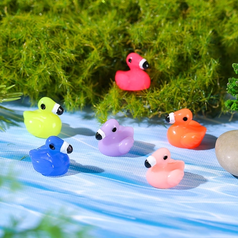 Miniatuur Flamingo Beeldje Hars Micro Landschap Ornament DIY Succulenten Bonsai Decoratie Accessoire