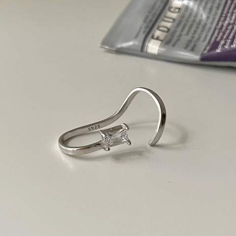 Minimalistische 925 Sterling Zilveren Ear Cuff Onregelmatige Geometrische Zirkoon Niet Doorboorde Clip Oorbellen Voor Dames