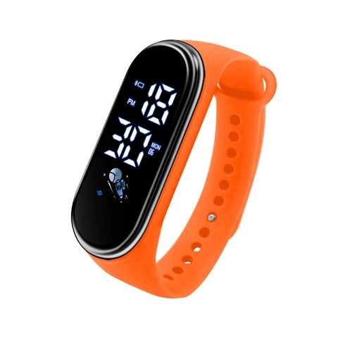 Kinderen Waterdicht LED Elektronisch Horloge Plastic Siliconen Band Astronaut Cartoon Digitaal Student Sport Fitness Armband Horloge