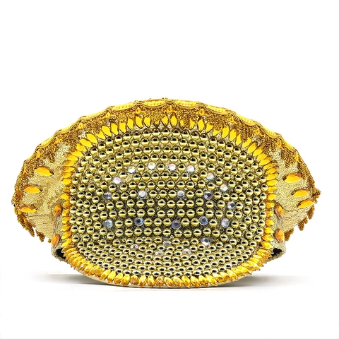 Gorra Capitán Lentejuelas Doradas Pedrería Militar Sargento Para Novia Despedida Soltera Boda Fiesta Brillante