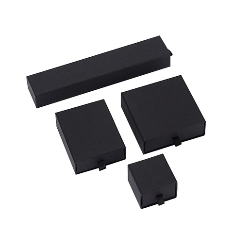 PU Leather Jewelry Box Small Drawer Ring Earring Storage Box Portable Organizer Gift Box For Women Girls Jewelry Packaging