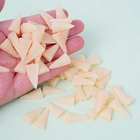 Simulation Dried Bamboo Shoots Miniature Food PVC DIY Craft Accessories For Dollhouse Kitchen Play Props