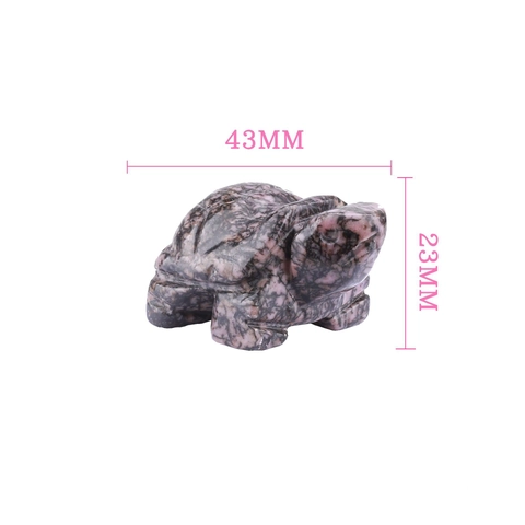 Figura De Tortuga De Piedra De Cristal Escultura De Piedras Preciosas Talladas De Animales Decoración Reiki Escritorio