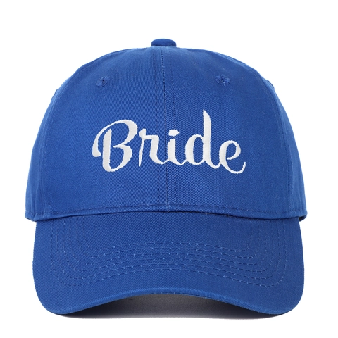 Groom Bride Embroidery Baseball Cap Cotton Blend Curved Brim Adjustable Wedding Party Hat Novelty Gift