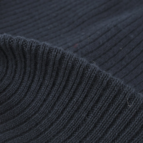 Ribbed Knitted Beanie Hat Pure Cotton Warm Winter Outdoor Solid Color Cuffed Cold Cap For Men Women Casual Elastic