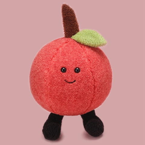 Kreative Litschifrucht Plüschtier Weiches Kissen Süße Gefüllte Puppe Mit Lächelndem Gesicht Home Decor Geschenk