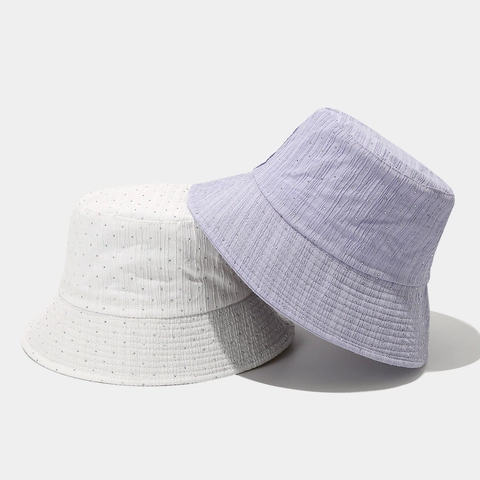 Funkelnder Strass Fischerhut Für Damen Baumwolle Polyester Plissee Sonnenhut Eleganter Sommer Outdoor Faltbarer Fischerkappe