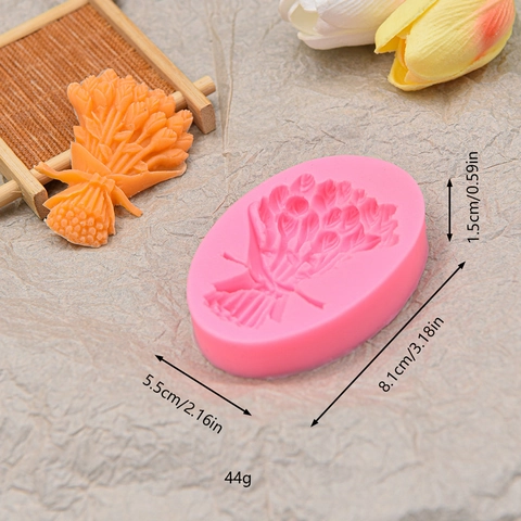 Tulpenstrauß Silikonform Für DIY Backen Fondant Schokolade Handgemachte Seife Kerzenherstellung Bastelwerkzeug