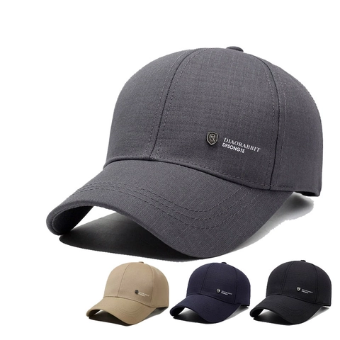 Casquette De Baseball Homme Polyester Coton Respirant Ajustable Protection Solaire Loisirs De Plein Air Sport