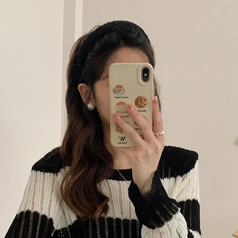 Plush Faux Lambswool Headband Warm Winter Thick Hair Hoop Minimalist Korean Style Maillard Colors Women Hair Accessories